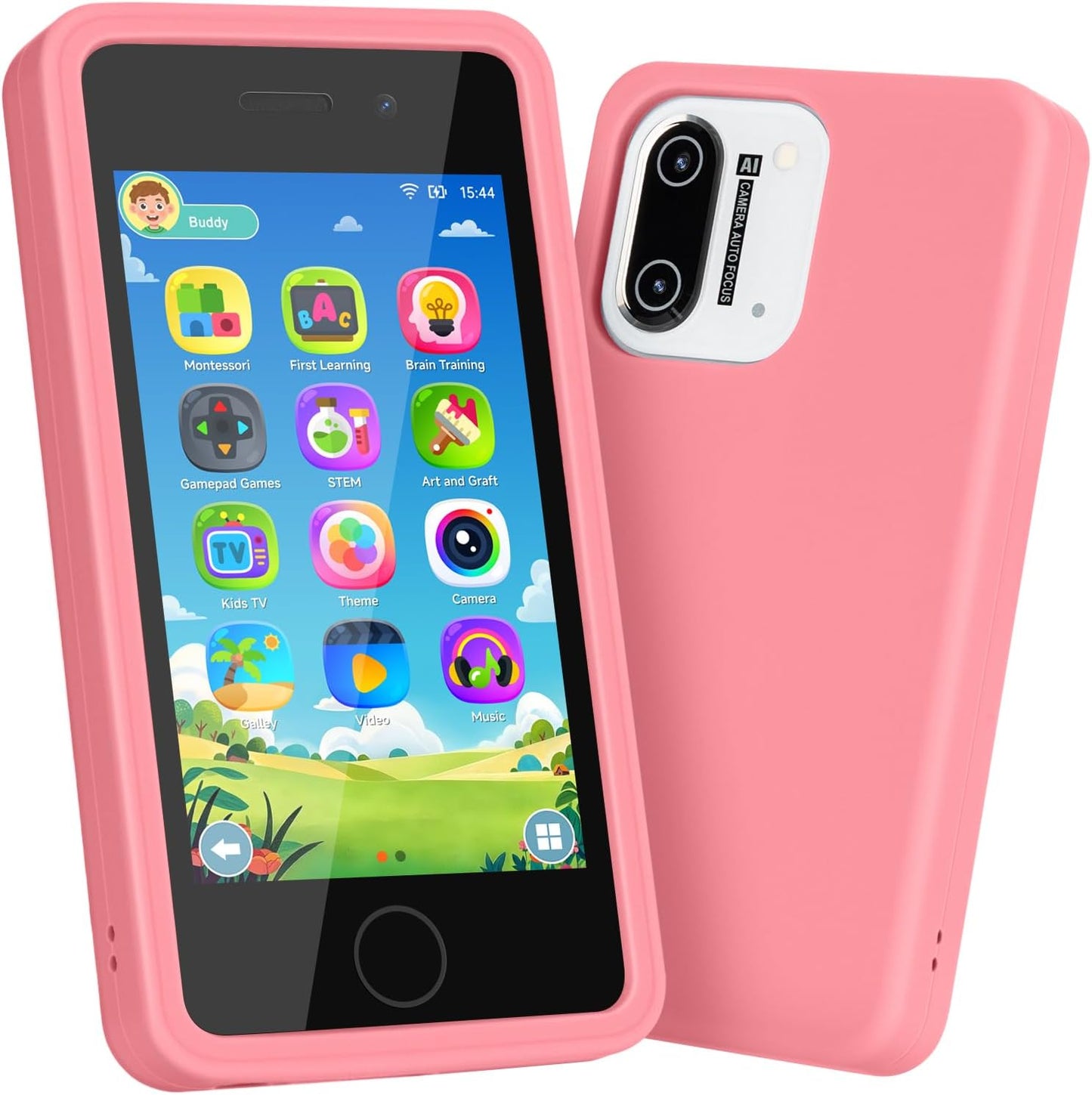3.97in Touchscreen Kids Phone with Games & Dual Camera Fun