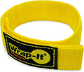 Quick-Straps 12 in (12 Pack) Yellow - Extension Cord Holder for RVs