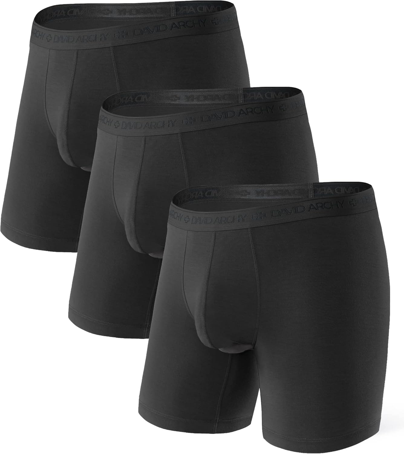 Ultra Soft Modal Dual Pouch Trunks for Men by DAVID ARCHY