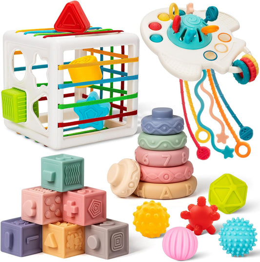 5-in-1 Montessori Baby Toy Set - Jyusmile