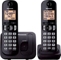 Panasonic Cordless Phone 2 Handsets - Large Backlit Display & Call