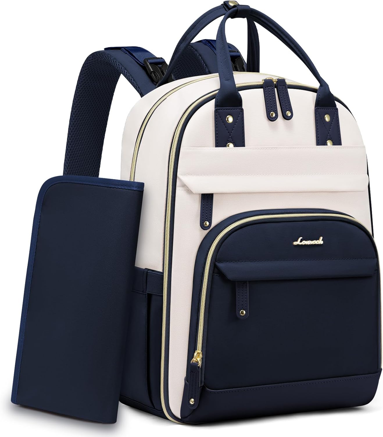 LOVEVOOK Diaper Bag Backpack with Changing Pad for Parents