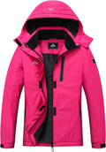 MOERDENG Women's Snow Ski Jacket Warm Waterproof Winter Coat