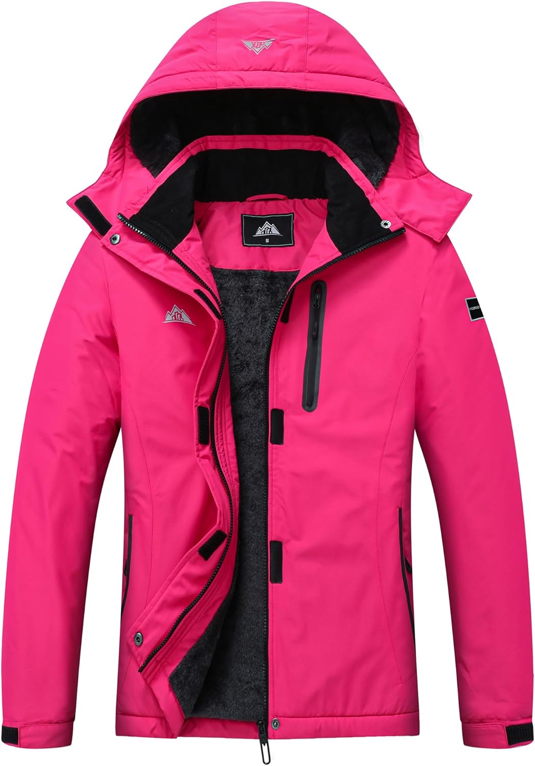 MOERDENG Women's Ski Jacket: Warm Waterproof Winter Coat