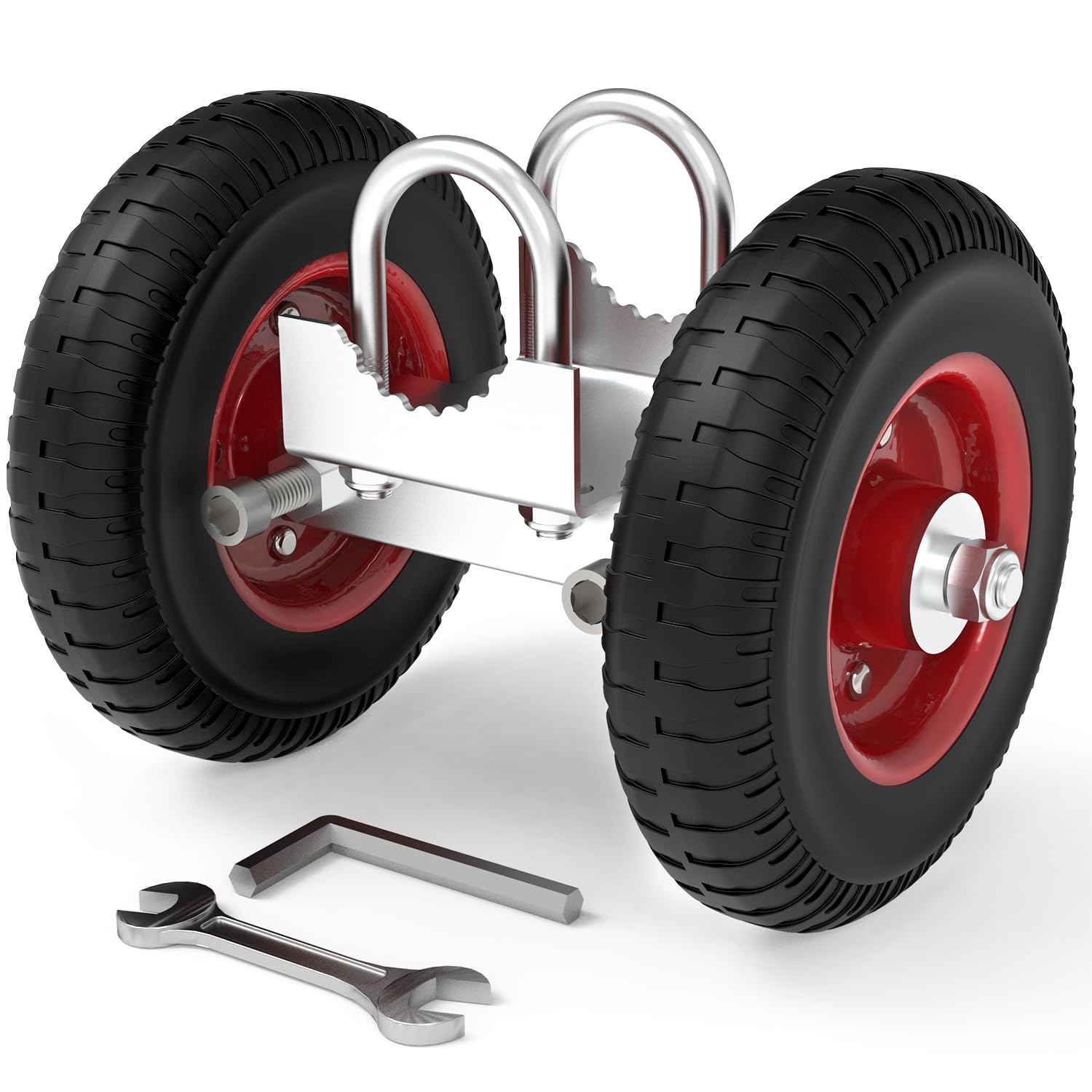 Blutezeit 8-inch Rolling Gate Wheels for Heavy Duty Gates