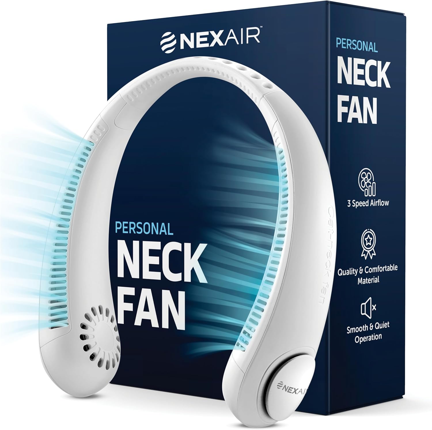NEXAIR Bladeless Neck Fan - Stay Cool Anywhere!