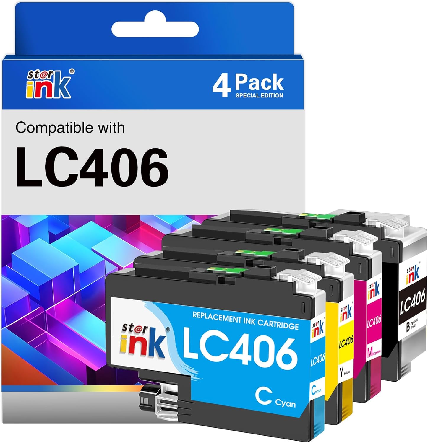 High-Quality LC406XL Ink Set for Brother Printer - st@r ink