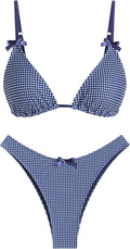 seamoly Women's Bikini Sets Tie Back Two Piece Swimsuit