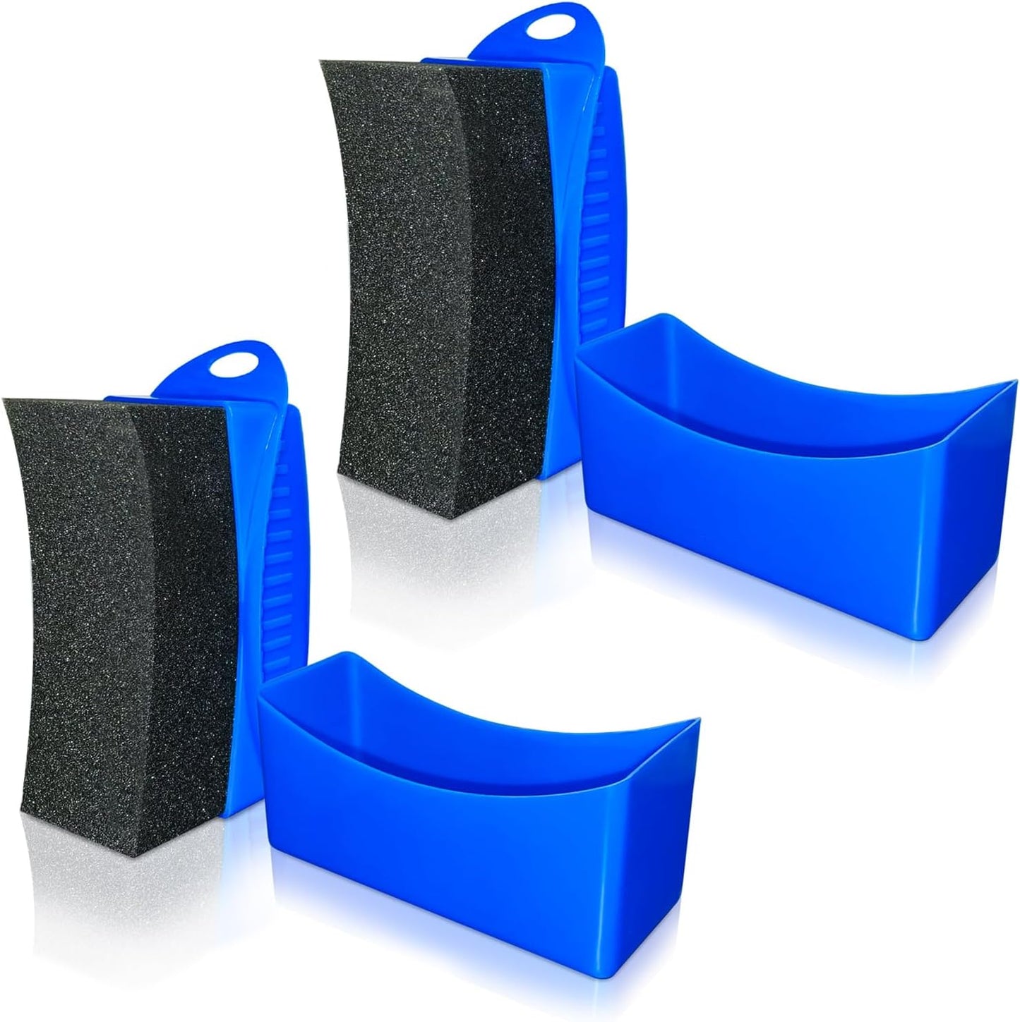 Curved Tire Shine Pads x2- Easy Detailing!