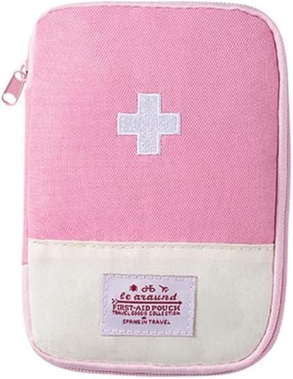 Portable Pink First Aid Kit - Compact & Convenient