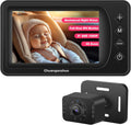 Baby Car Camera for Backseat 5 in IPS 1080P - Clear Night View