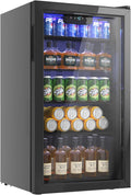 Beverage Refrigerator and Cooler for 126 Cans of Drinks