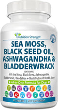 Sea Moss for Dogs with Black Seed Oil and Turmeric Tablets