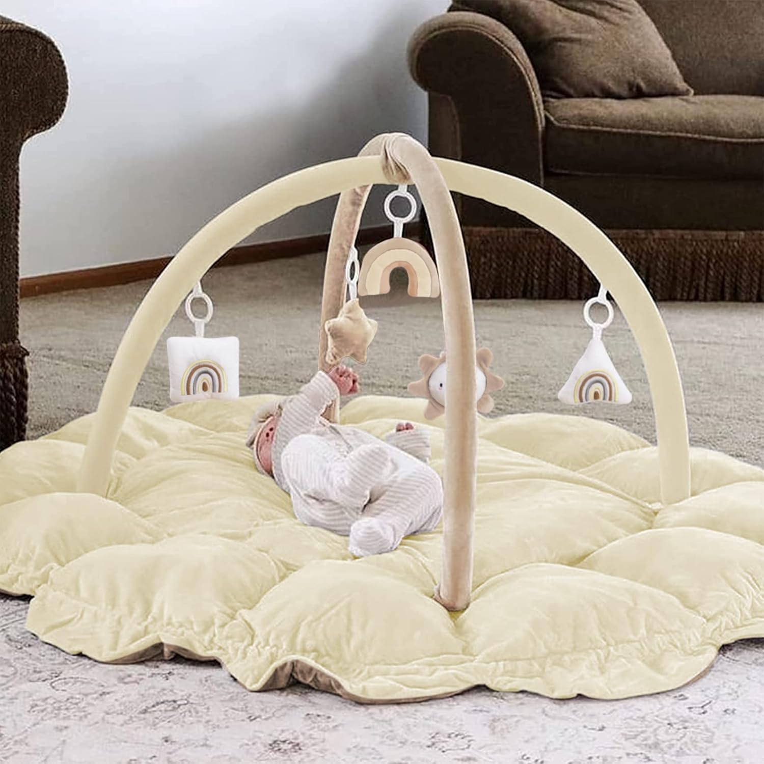 5-in-1 Convertible Baby Play Gym - Develop & Play!