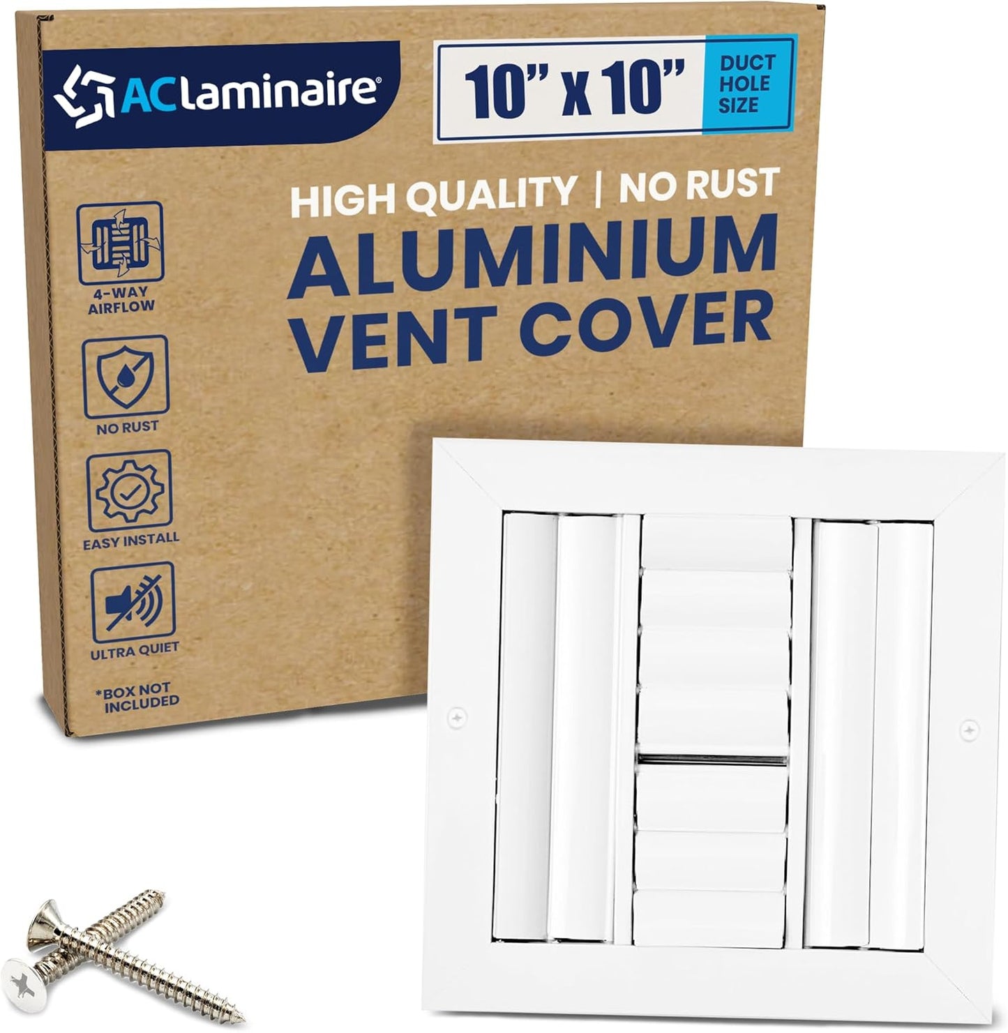 Laminaire 10in x 10in Duct Hole Aluminum Vent Cover Review