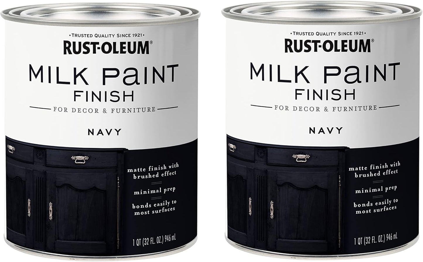 Rust-Oleum Milk Paint Finish in Navy for Unique Decor Projects