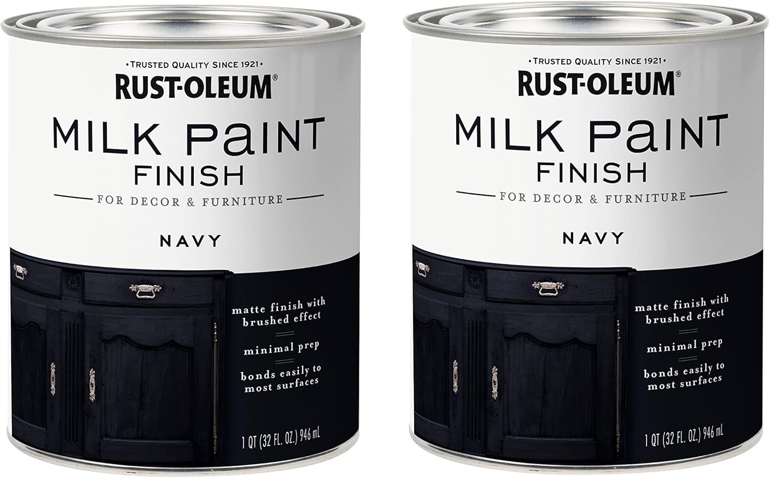 Rust-Oleum Milk Paint Finish in Navy for Unique Decor Projects