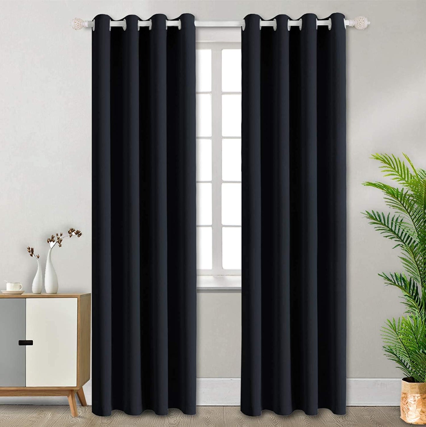 BGment Blackout Curtains for Bedroom - Grommet Thermal Insulated