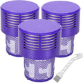 Dyson V10 Filter Replacement 3 Pack + Clean Brush by LhhTing