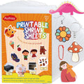 Printable Shrink Plastic Sheets 50 Pack - Inkjet Shrinky Film