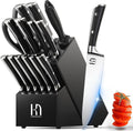 2025 Knife Set 15 Pcs Japanese High Carbon Stainless Steel - Razor