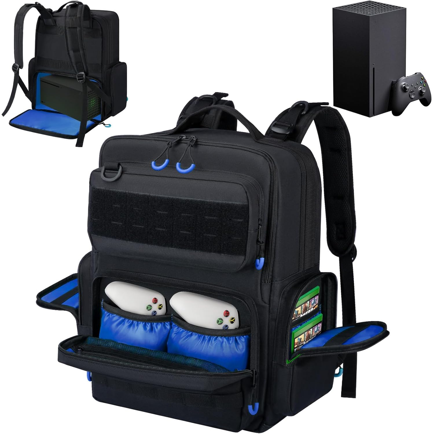 Wigojoy Travel Carrying Case for Xbox Series X/S Backpack