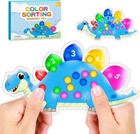 Dino Color Sorting Sensory Toy by Jinhua Rui Chi - Fine Motor Fun!