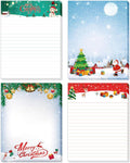 Fancy Land 4 Christmas Notepads Holiday Notepads for Home, School