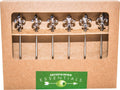 Cork Pops Stainless Steel Fleur De Lis Cocktail Picks - Set of 6