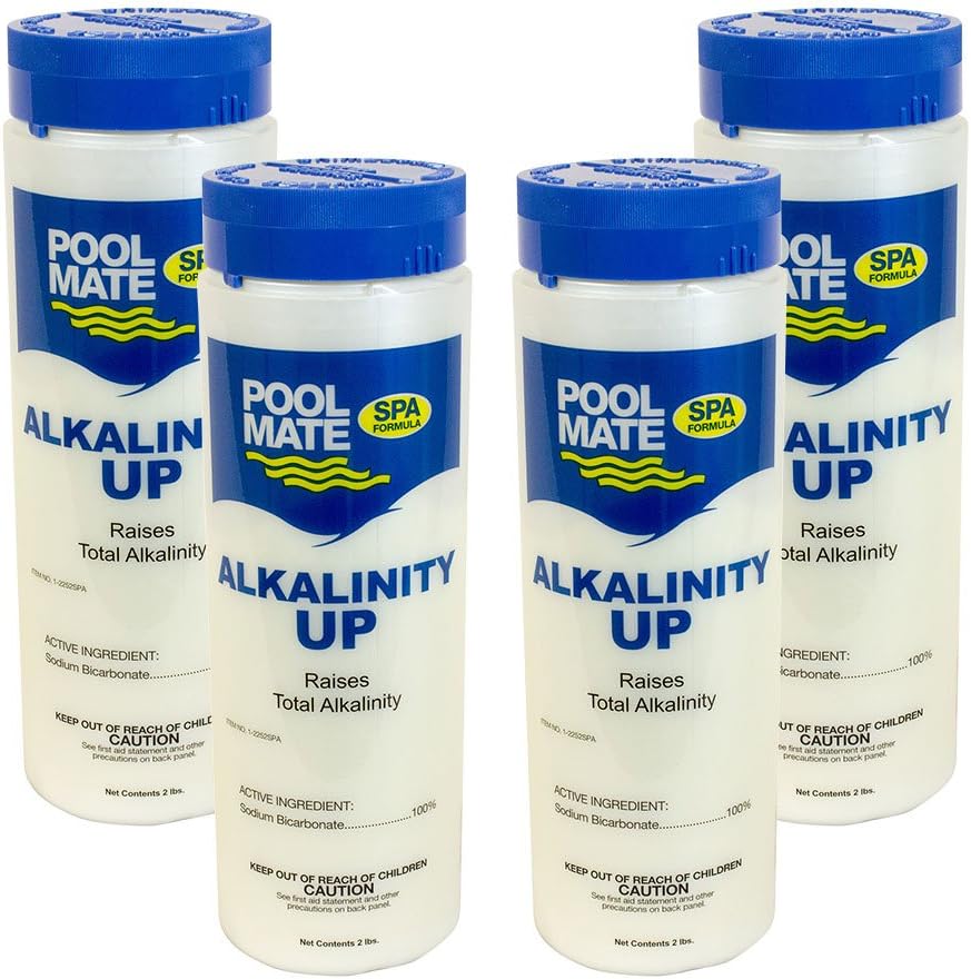 Pool Mate Premium Alkalinity Up for Hot Tub - 2-Pounds 4-Pack