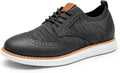 Bruno Marc Men's KnitFlex Mesh Oxfords Sneakers - Lightweight Comfort