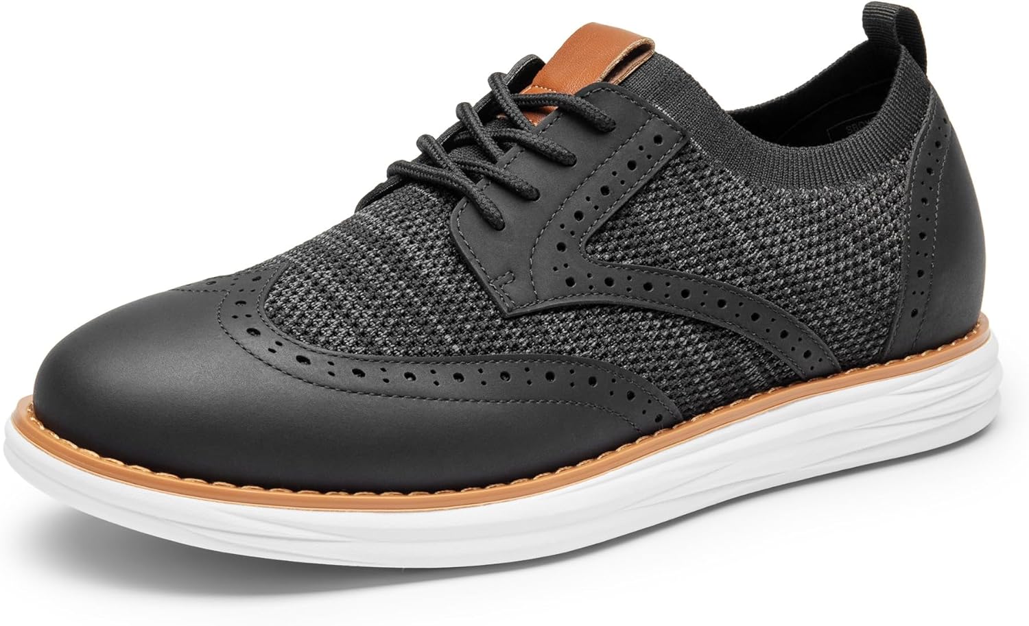 Bruno Marc Men's KnitFlex Craft Mesh Oxfords for All Occasions