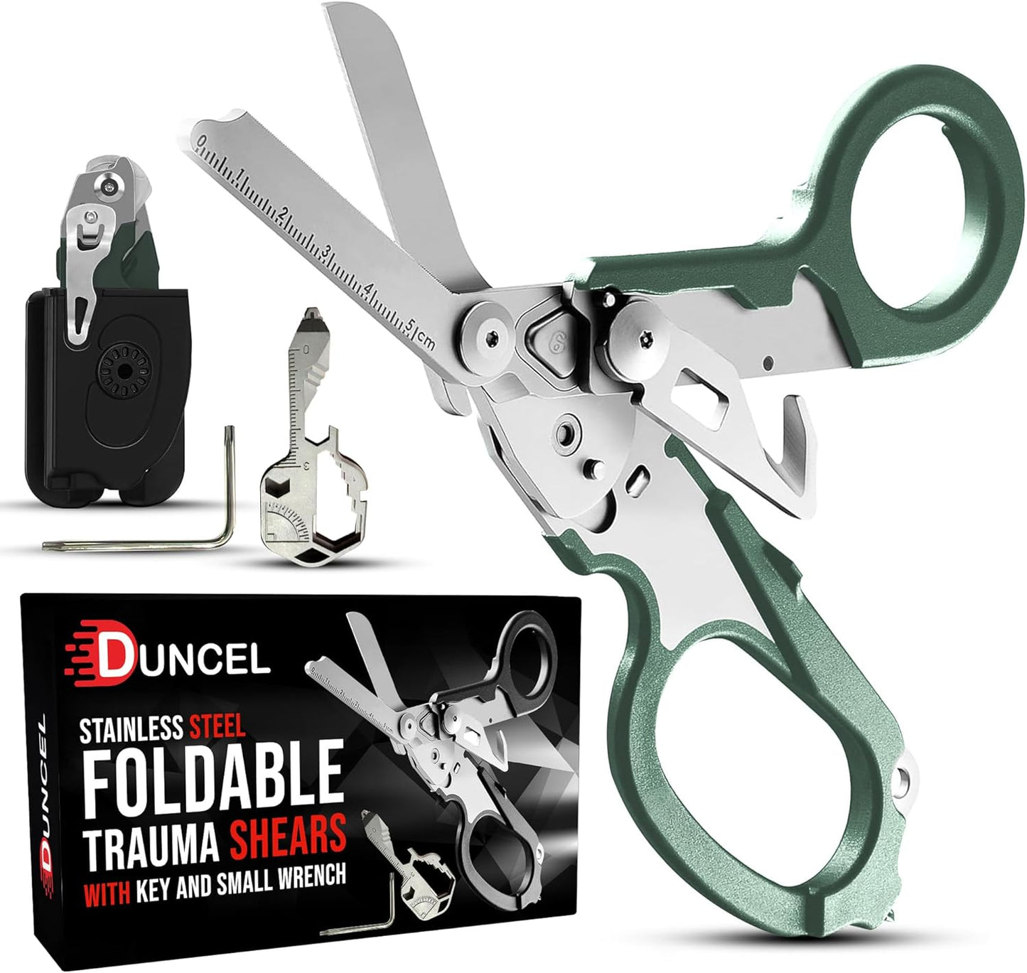 Pro 6-in-1 Multifunctional Trauma Shears for Emergency Use