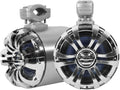 Rockville WB65 6.5 in 600w Marine Wakeboard Tower Speakers - Stainless