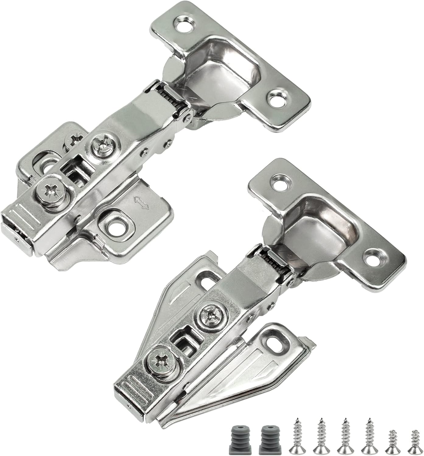 50 Pack Full Overlay Soft Close Concealed European Hinges