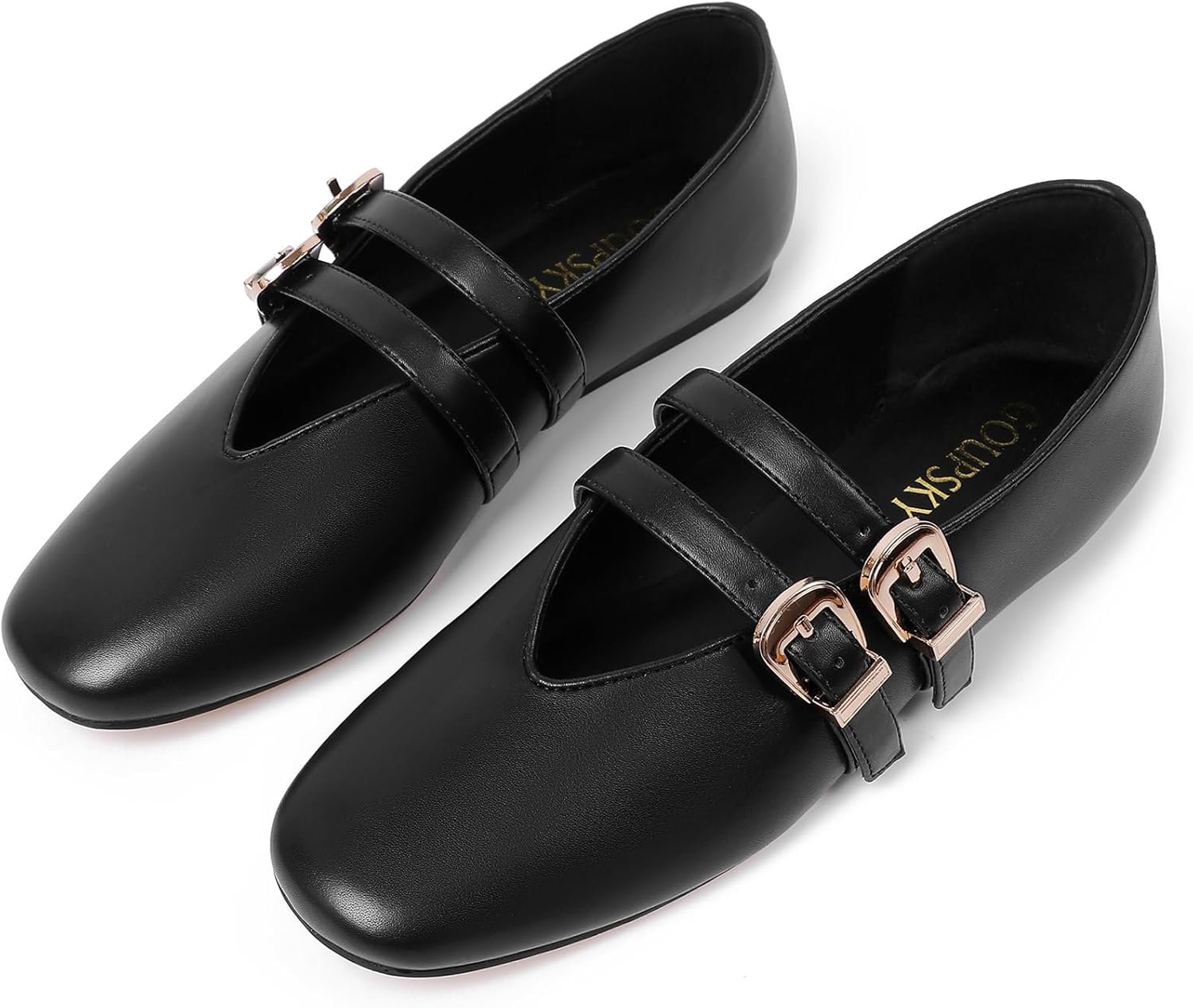 Ballet Flats Shoes for Women Slip On Mary Jane Mesh Flats