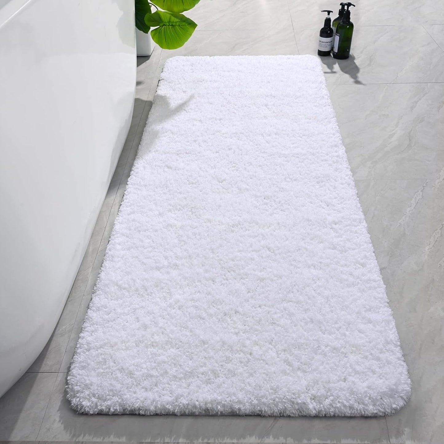 AROGAN Luxury Long Bathroom Runner Rug for Soft Comfort