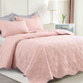 King Size Quilt Set 3 Pieces, Soft Lightweight Summer Bedspread