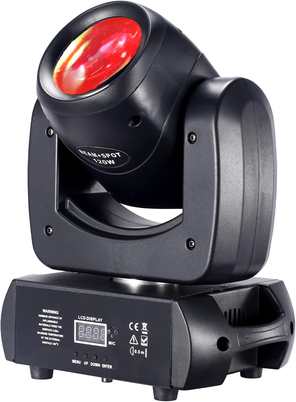 120W Moving Head DJ Light with 8 Colors and 8 GOBOs for Parties