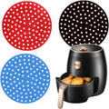 3 Pack Non-Stick Air Fryer Liners - Heat Resistant & Reusable