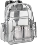 Clear Diaper Bag Backpack for Stadiums and Travel - Clear Baby Bag