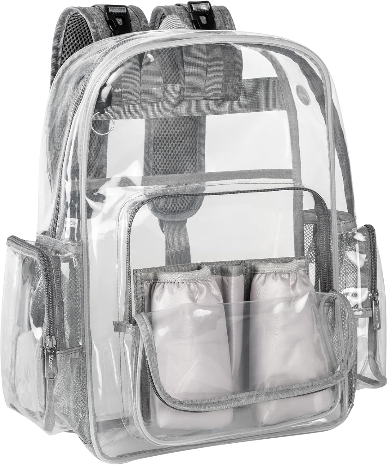 Mancro Clear Diaper Backpack: Stylish & Spacious!