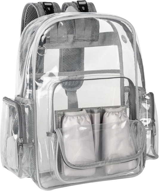 Mancro Clear Diaper Backpack: Stylish & Spacious!