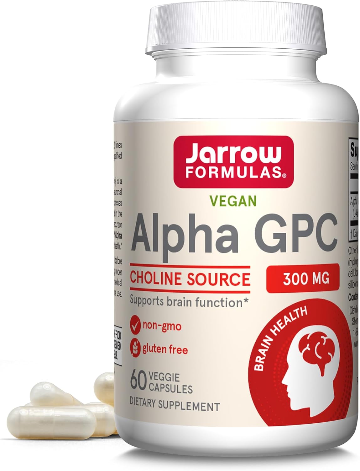 Jarrow Formulas Alpha GPC 300mg Brain Health Supplement Review