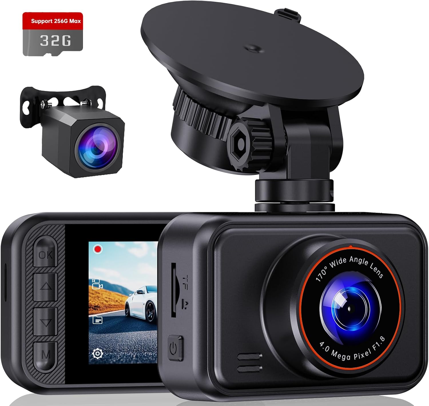 Crystal Clear Protection: EYEEGER 2.5K Dual Dash Cam