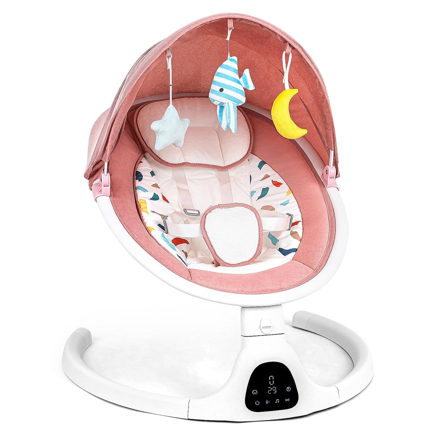 Portable Electric Baby Swing with Remote Control for Infants