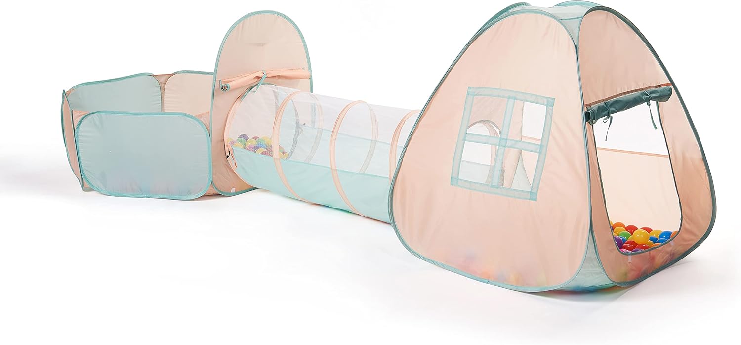 UTEX 3-in-1 Kids Play Tent Set - Ultimate Fun!