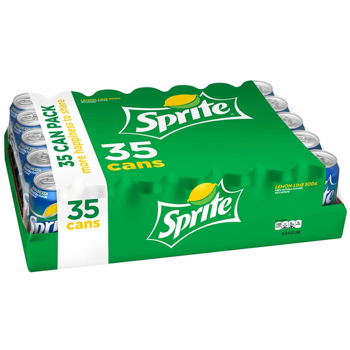 Sprite Soft Drinks 35-Pk 12 Fl Oz with 100% Natural Flavor