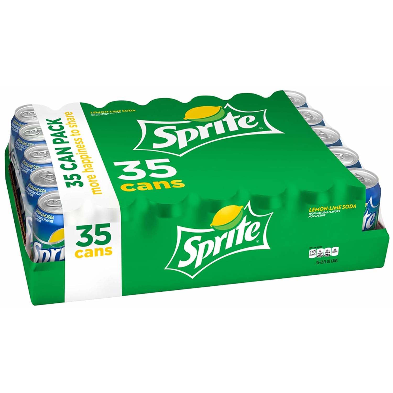 Sprite Soft Drinks 35-Pk 12 Fl Oz with 100% Natural Flavor
