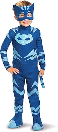 Deluxe PJ Masks Kids Gekko Light Up Costume for Halloween Fun